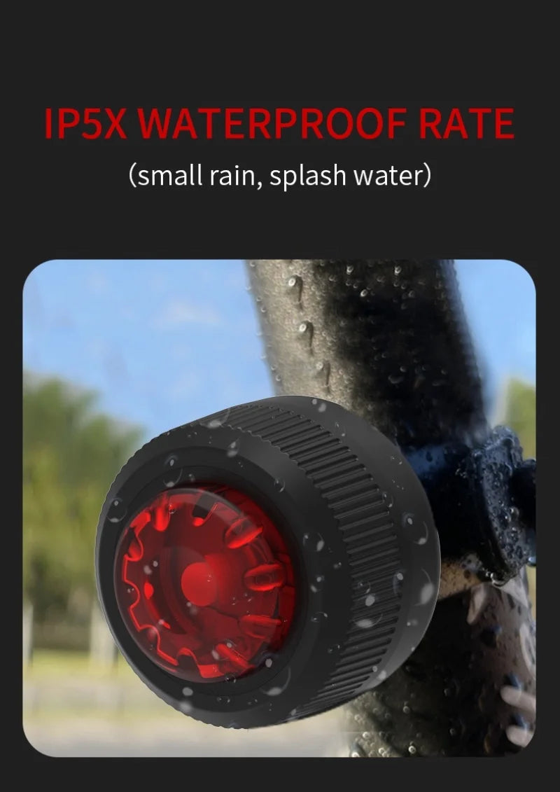 BUCKLOS Bike Light Set Rechargeable Rear Light Front Lamp Waterproof Riding Headlight USB MTB Taillight Led 1PC Cycling Parts