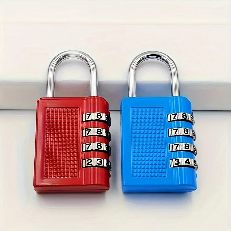 1/2PCS 4 Digit Combination Padlock Zinc Alloy Suitcase Luggage Lock for Travel Bags Backpacks Storage Metal Code Lock