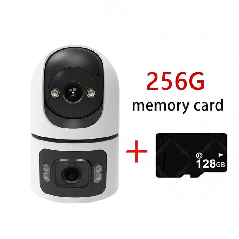 YOOSEE 8MP Indoor Smart WiFi Camera Dual Lens IP Camera Color Night Vision Two-Way Audio Security CCTV Surveillance Baby Monitor