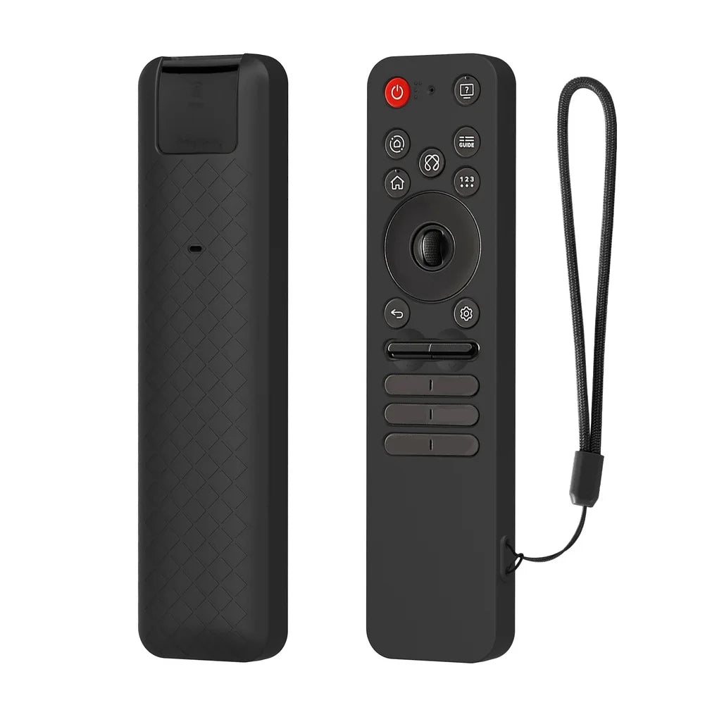 TV Remote Control Cover Silicone Lightweight Shockproof Anti-Slip Scratch Resistant Protective Cover For LG MR25GA Remote Case