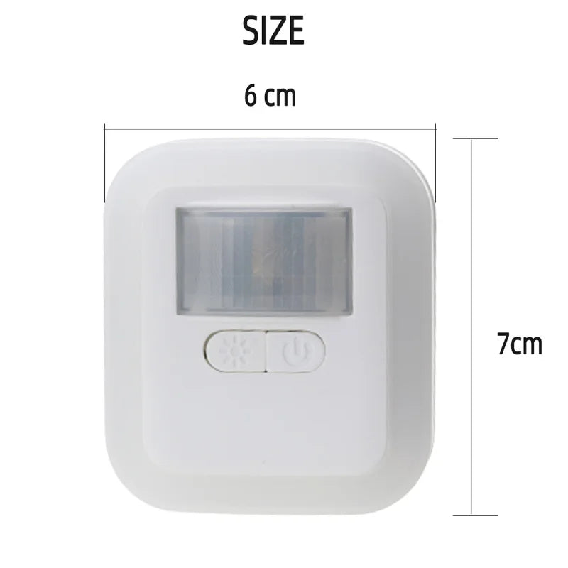Led smart Night Light Motion Sound Sensor Night Light  brightness adjustment night light Bedroom Lamp Staircase Decorative Lamps