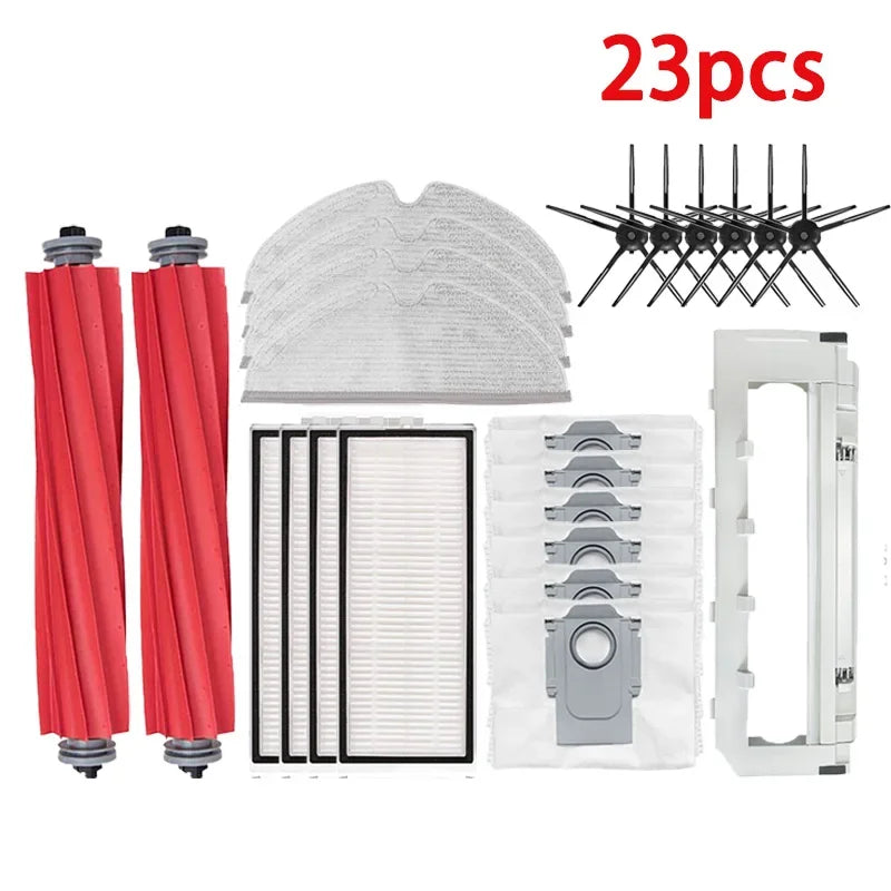 For Roborock Q7 Max Dust Bag Hepa Filter Parts Q7 Max+ / T8 Main Side Brush Mop Cloth Robot Vacuum Cleaner Accessories