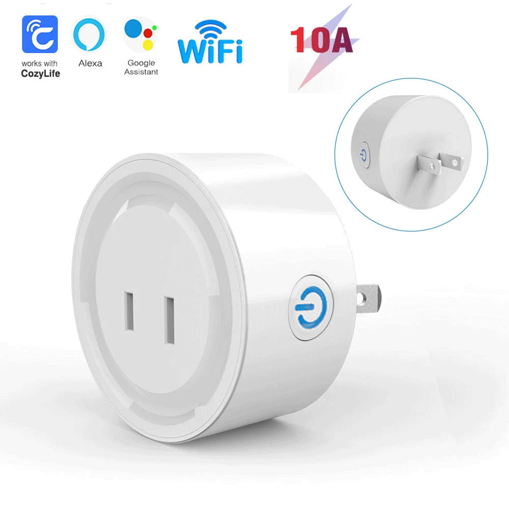 The Japanese standard plug of the Tuya wifi Cozylife smart socket can be used for voice control and timing of two domestic AI