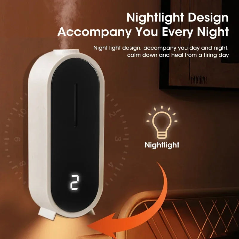 Ultrasonic Essential Oil Diffuser, Portable Aromatherapy Machine with 50ml Water Tank, Humidifier for Home Bedroom Office