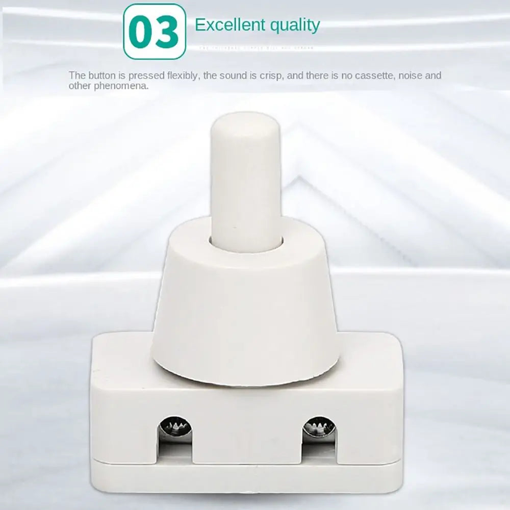 New AC250V ON Push Button Industrial Home Lamps Switch for Home Lamps Table Lamp Plastic Mini Power Switches Household Appliance