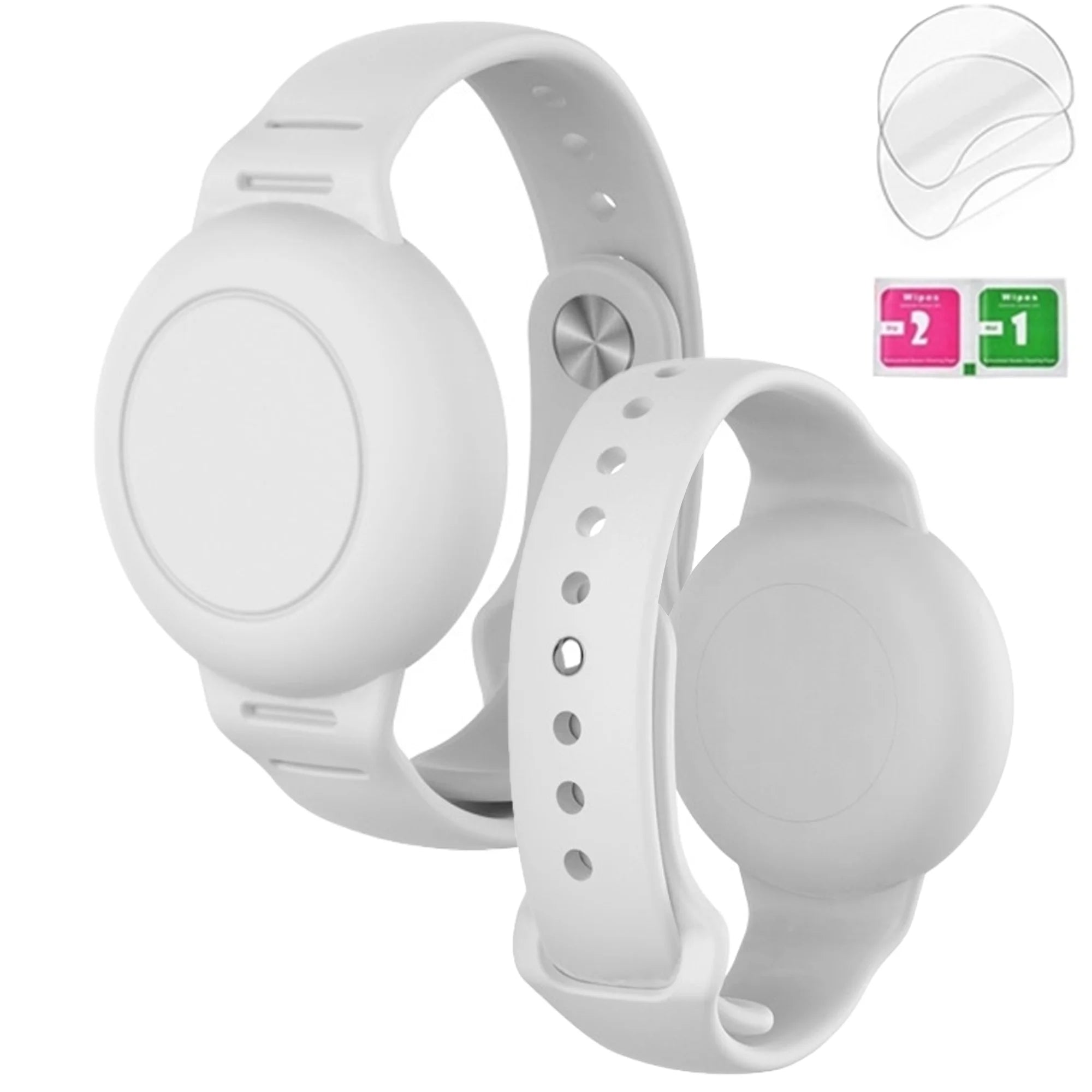 Waterproof AirTag Bracelet for Kids, Hidden Silicone Wristband for AirTag,Secure Holder Strap Band for Child Toddler Protection