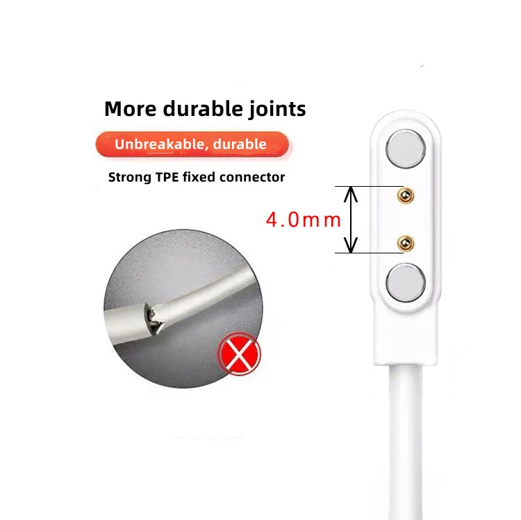 Aishi Magnetic Charging Cable USB Dock Charger Power Adapter Wire For Smart Watch Band Juicer Earphone Toothbrush Beauty Devices