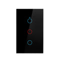 Smart Switches US Neutral Wire/No Neutral Wire Required 1/2/3/4 Gang Light WiFi Touch Switch Works with Tuya Smart Life App