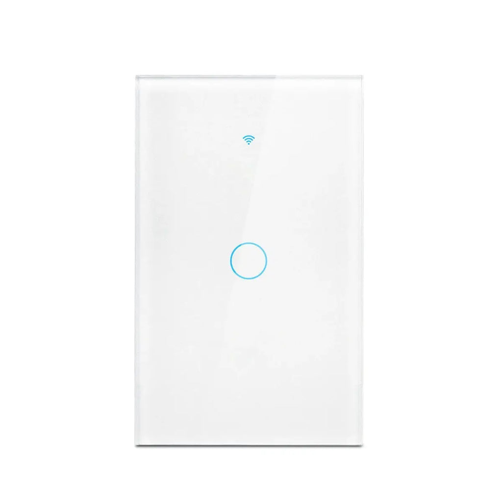 Smart Switches US Neutral Wire/No Neutral Wire Required 1/2/3/4 Gang Light WiFi Touch Switch Works with Tuya Smart Life App