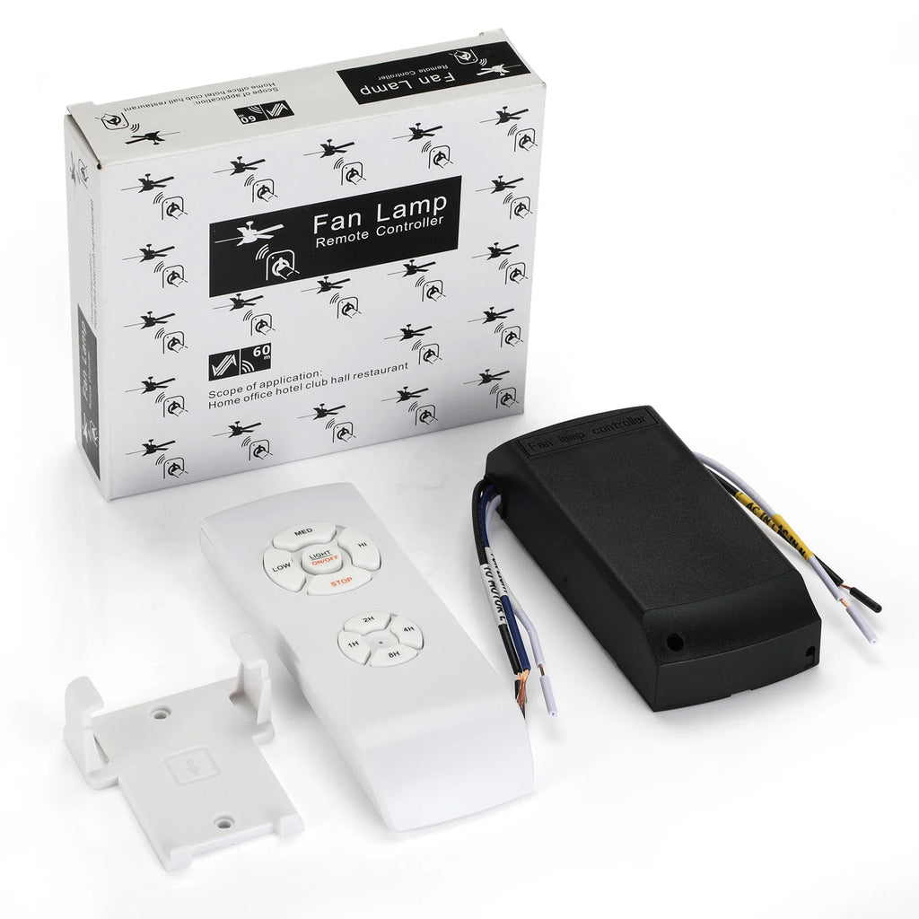 Ceiling Fan Light Remote Control Switch AC 110V 220 3 Speed Timing T4 5uF Wireless Remote Controls For Fan Lamp Light Diy Kit