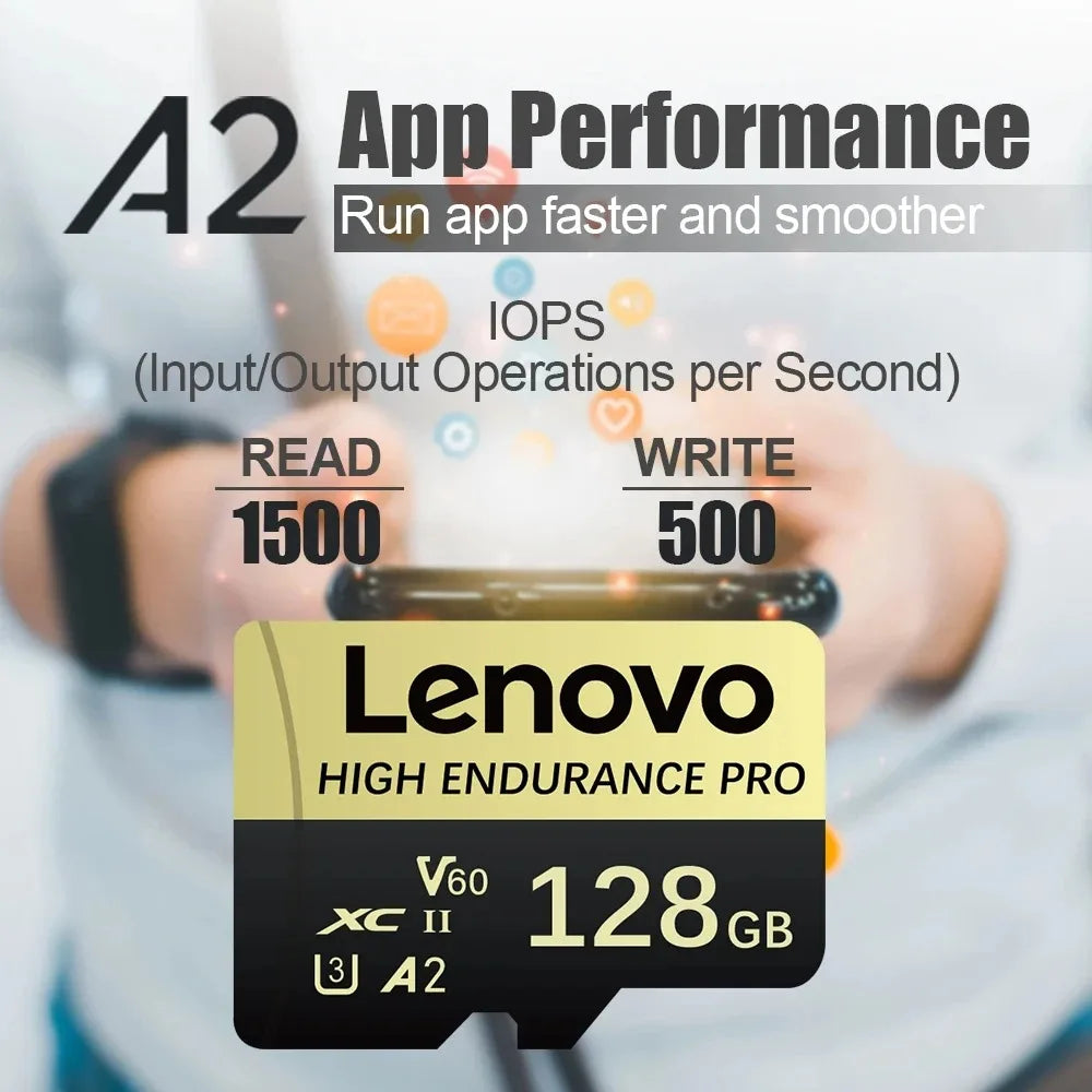 Lenovo SD Memory Card 2TB 1TB Class 10 High Speed Micro TF Card 1TB 512GB128GB 256GB For Nintendo Switch PC Smart phone SD Card