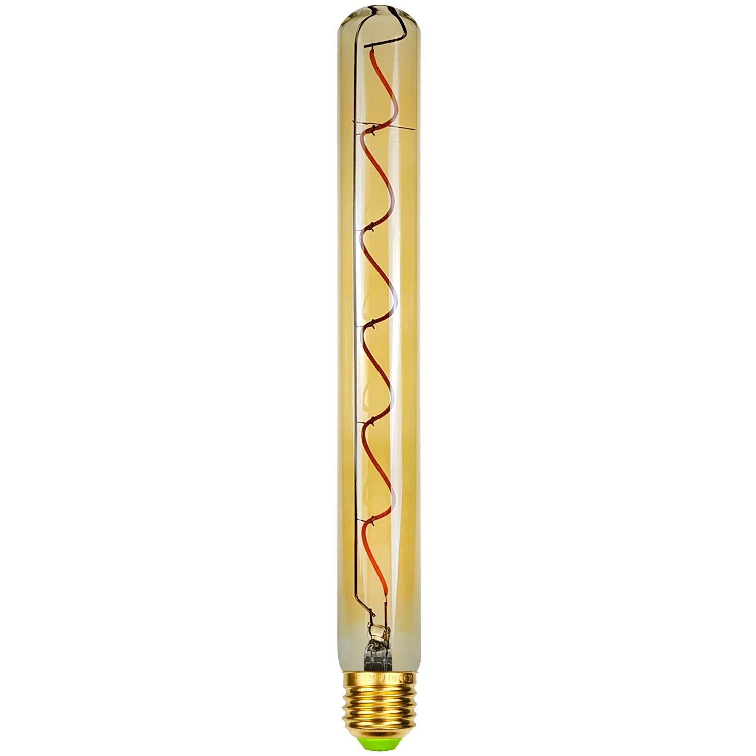 TIANFAN Long Led Bulb T32 300mm Edison Led BuLB Spiral Filament 4W Dimmable 110V 220v Specialty Decorative Light Bulb