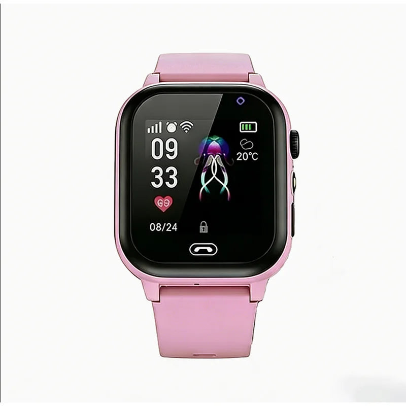 2026 Lenovo Kids GPS Smart Watch SOS Location Tracker SimCard Call Child SmartWatch Camera Waterproof Watch Gift For Ios Android