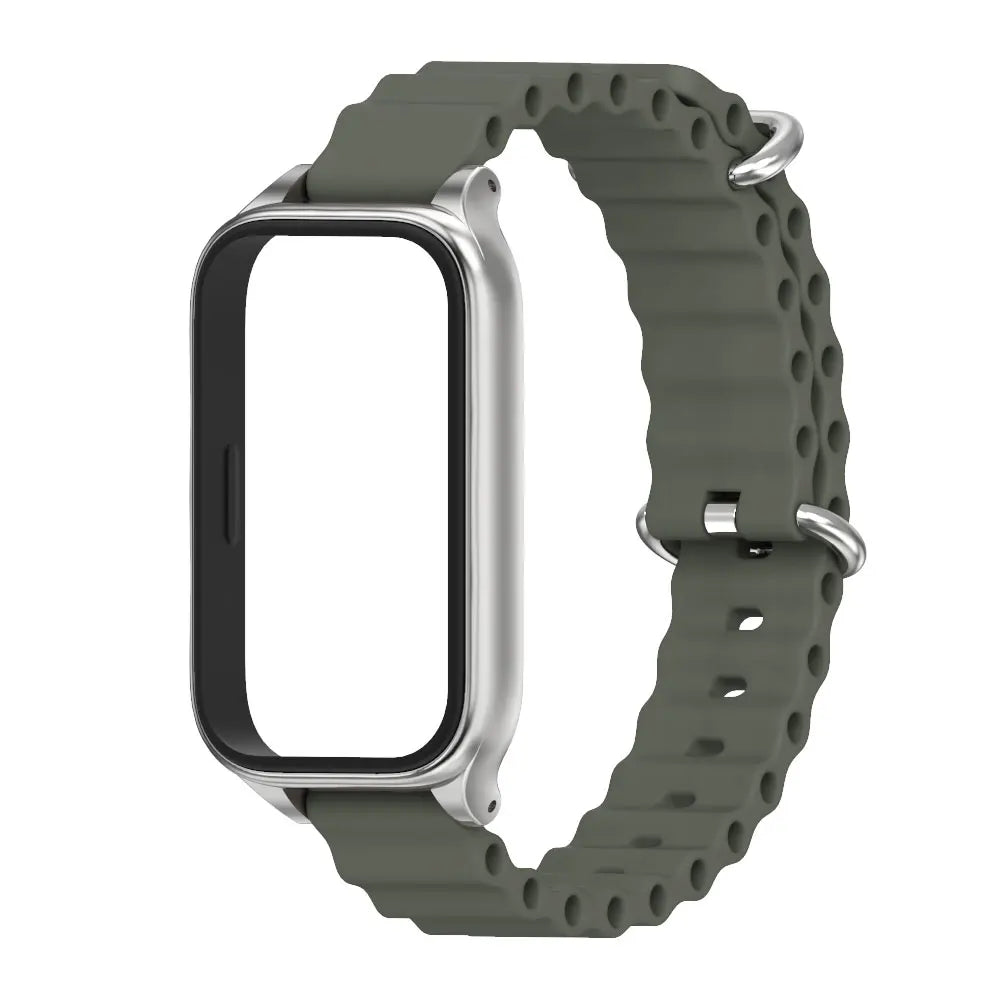 Strap for xiaomi Mi band 9 Active Bracelet Global Version Silicone Waterproof Wristband Mi Smart Band 9 Active Strap
