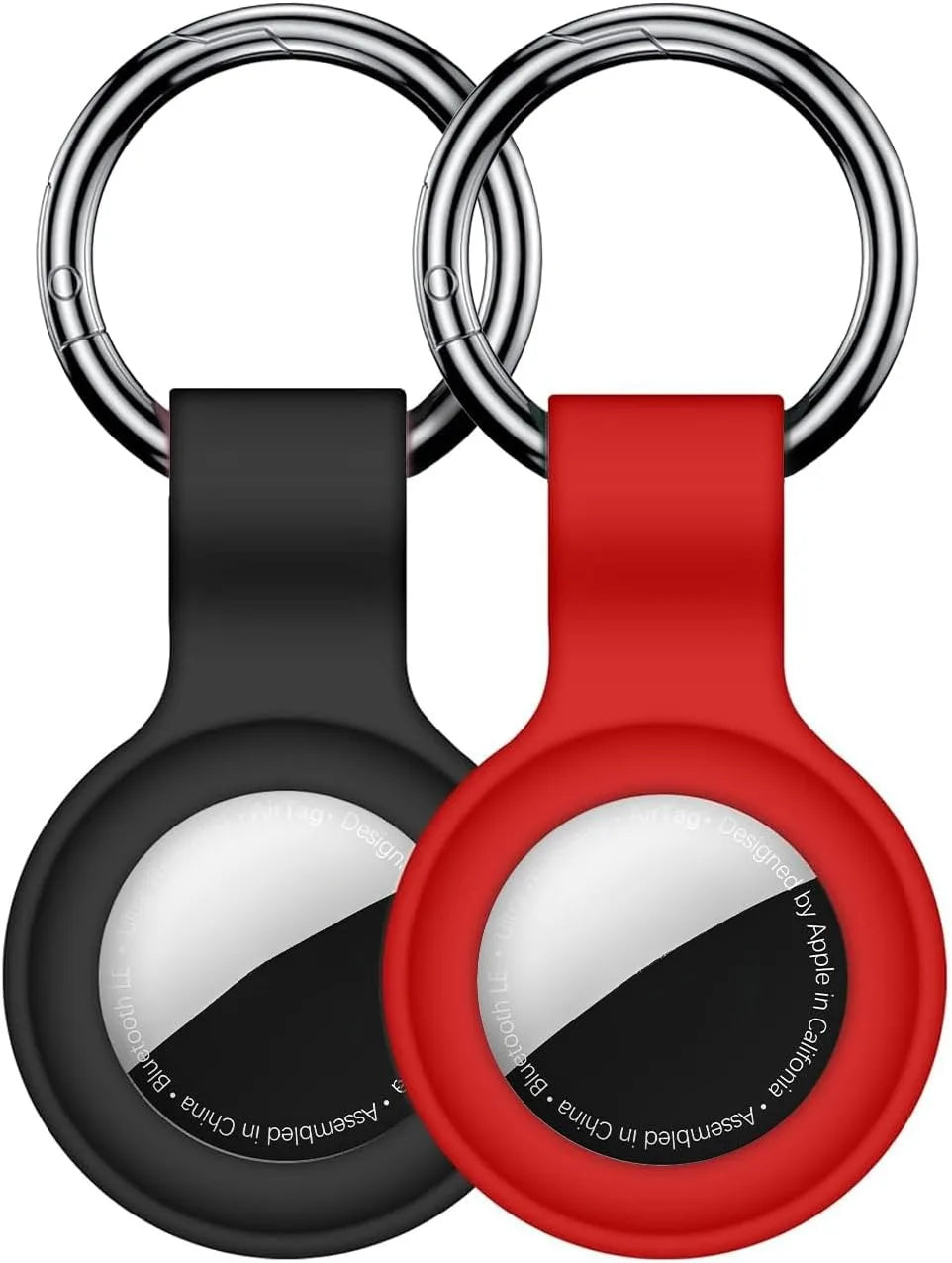 8/4/2Pack Silicone itag Case for Airtags with Keychain, Protective Cover for Airtag Key , Pet Dog Cat Collar , Accessories