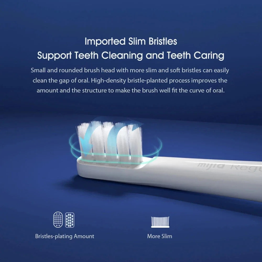 100% Original Xiaomi Mijia T100 Electric Toothbrush Head Adult Waterproof Ultrasonic Automatic Toothbrush USB Rechargeable