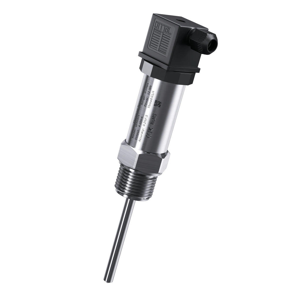 PT100 Temperature Transducer M20*1.5 4-20mA Hirschmann Temperature Sensor 0-10V 0-5V Thermal Resistance Temperature Transmitter