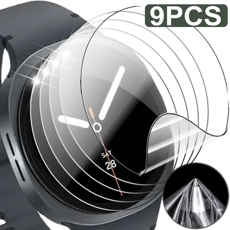 Soft TPU Protective Film for Samsung Galaxy Watch 8 40mm 44mm Smartwatch Screen Accessories Not Glass for Galaxy Watch 8 Classic