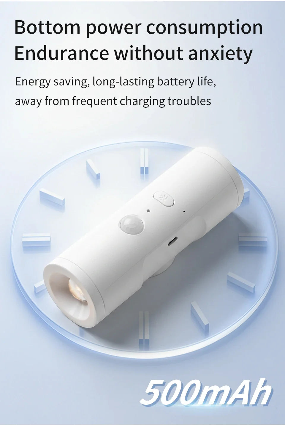 Rechargeable LED Night Light Motion Sensor Double-head Wall Lamp Magnetic Spotlight 3 Color For Bedroom Closet Stair Lighting