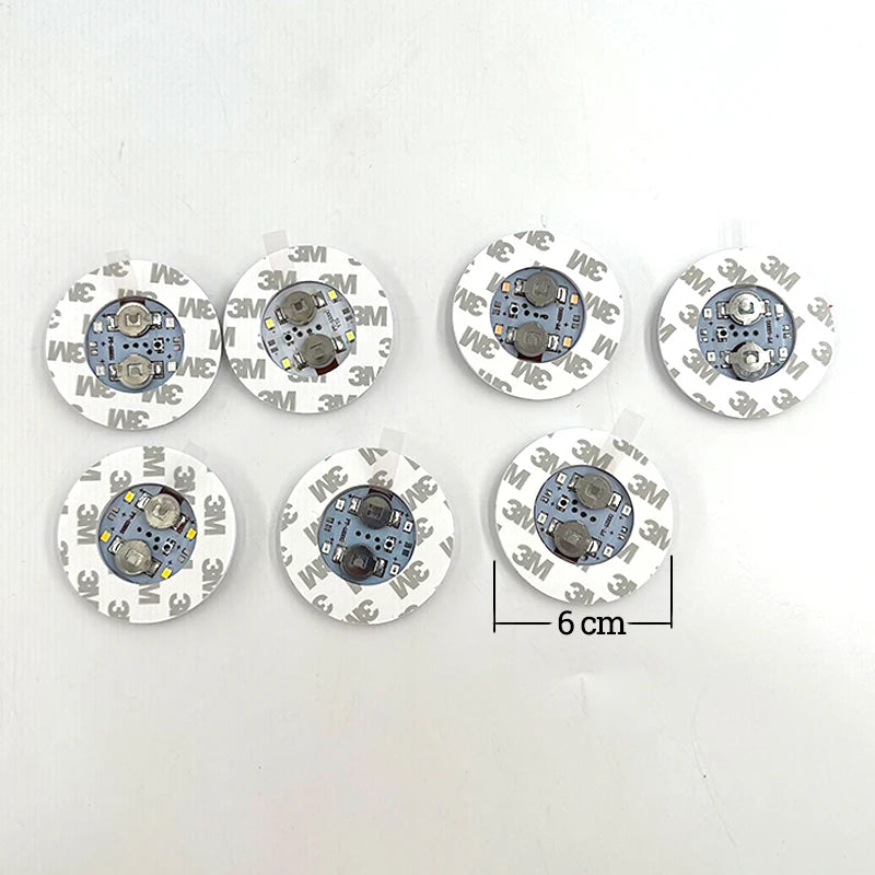 10pcs LED Light Coaster Illuminated Wine Bottle Stickers Illuminated Wine Bottle Mat Drinking Club Bars Party Decor Light
