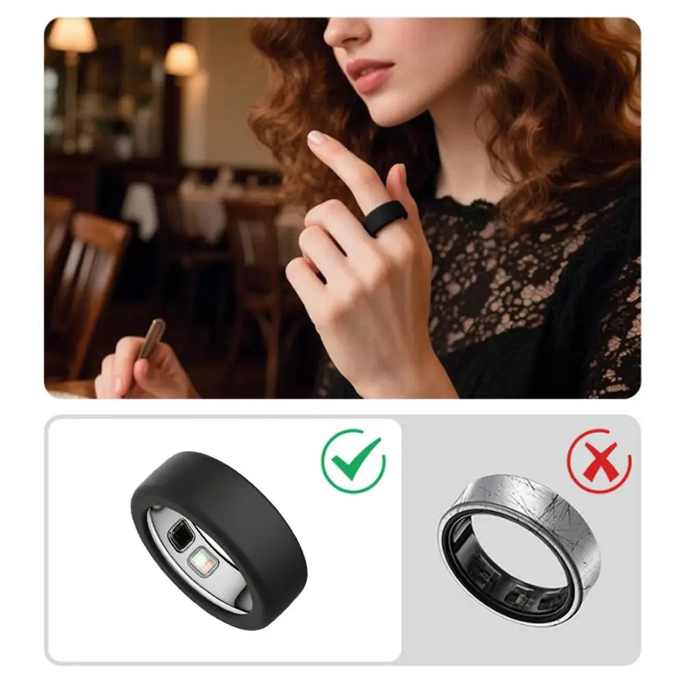 Silicone Ring Cover for Oura Ring 5 4th Generation Protective Case Compatible with Samsung Smart Ring