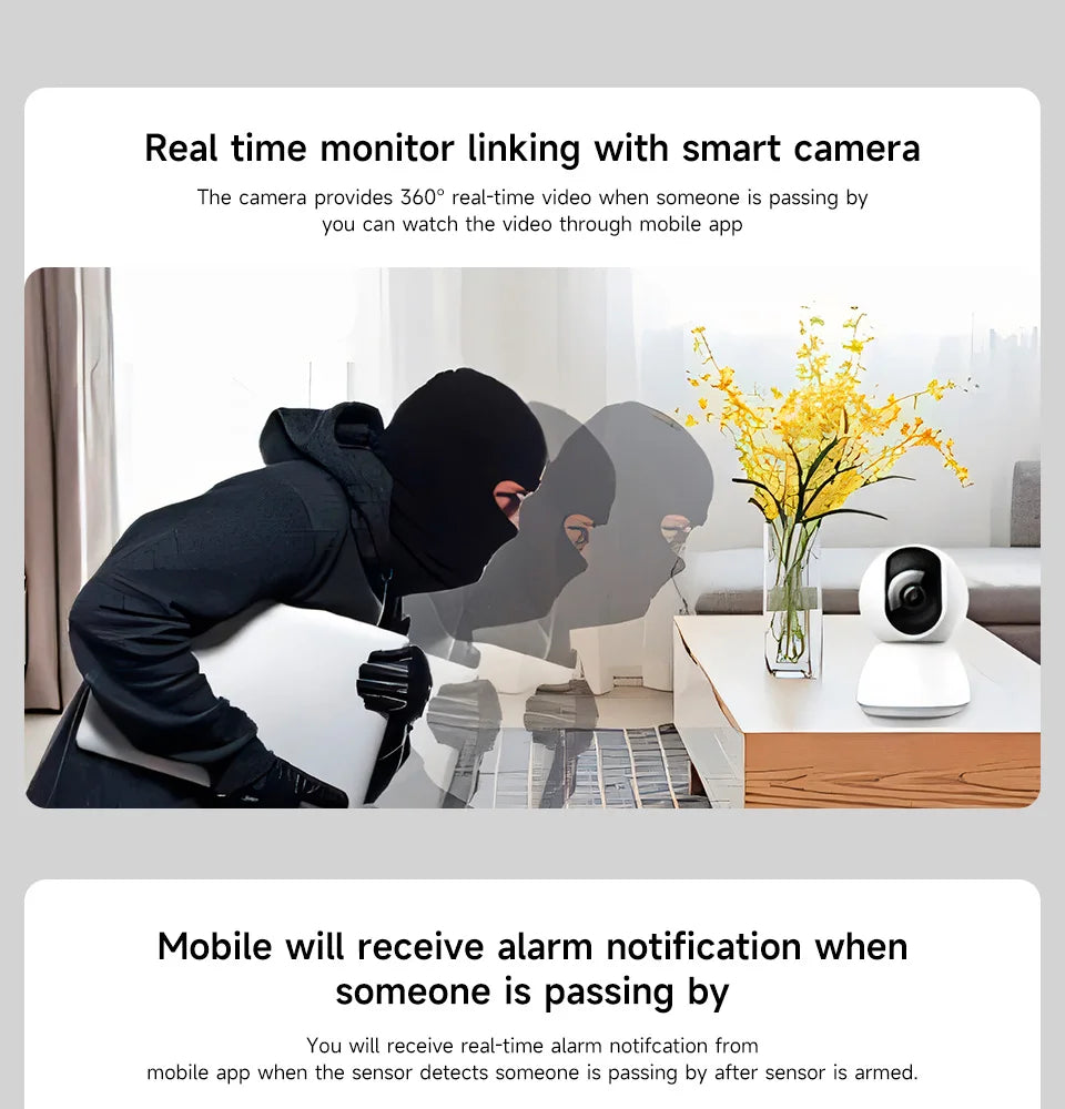 Tuya Smart Home WiFi Zigbee PIR Motion Sensor Infrared Detector Security Alarm APP Notification Works With Alexa Google