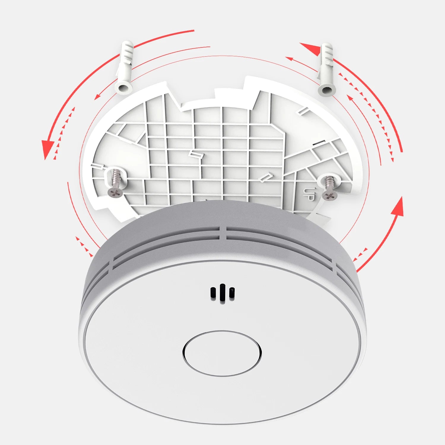 V-Come Standalone Smoke Alarms for Home, 10-Year Battery Photoelectric Smoke Detector,  EN14604 AS3786 , VS02