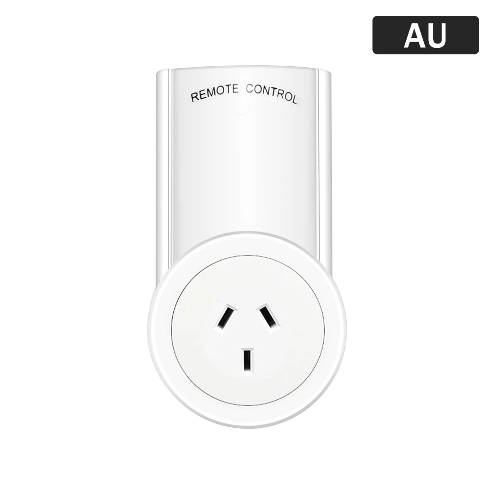 Wireless Smart Remote Control Power Outlet Light Switch Plug Socket Power Outlet Socket EU Plug with Remote Control