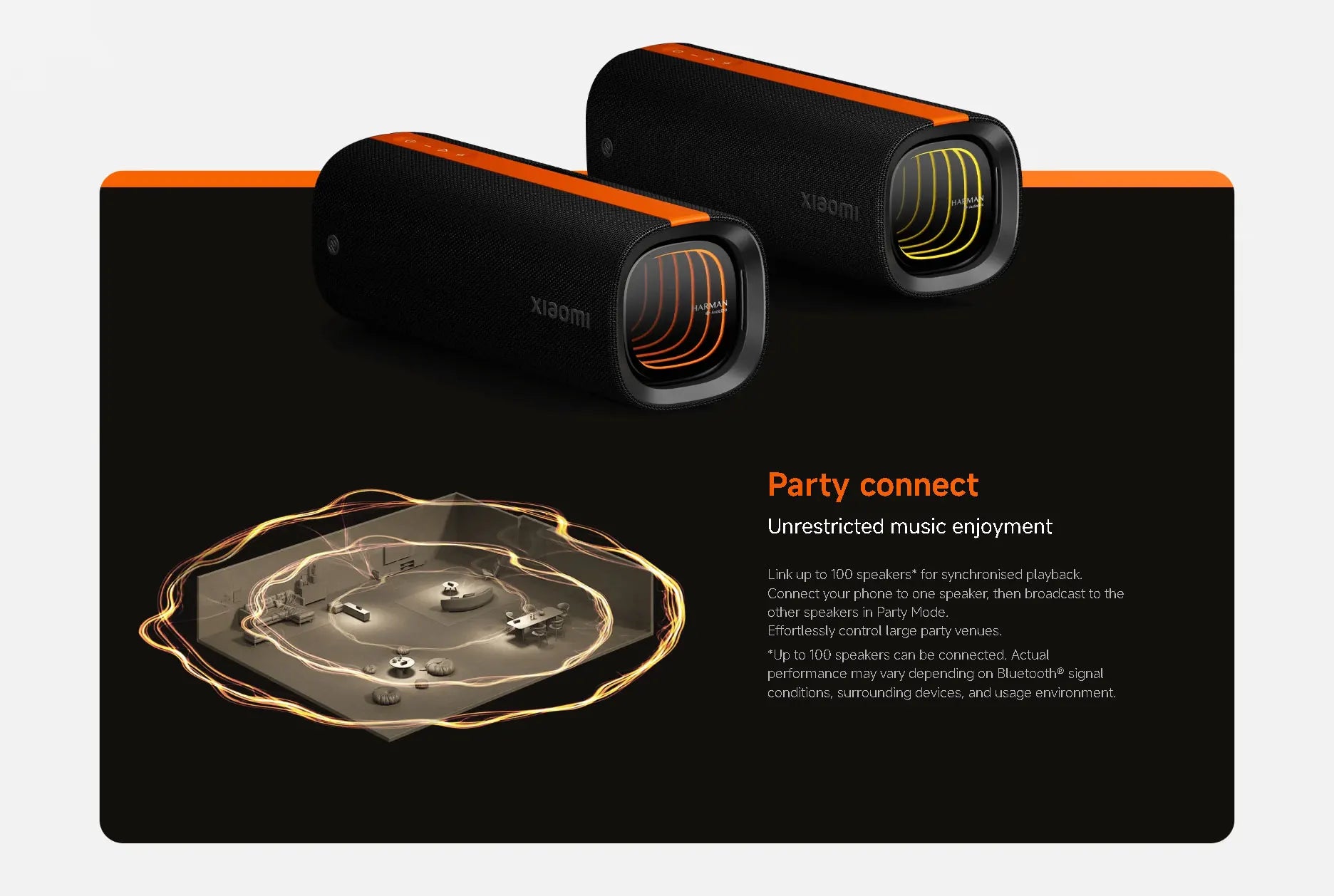 Xiaomi Sound Party Global Version Wireless Bluetooth Speaker Portable Smart Home Audio System Powerful Bass Long Range