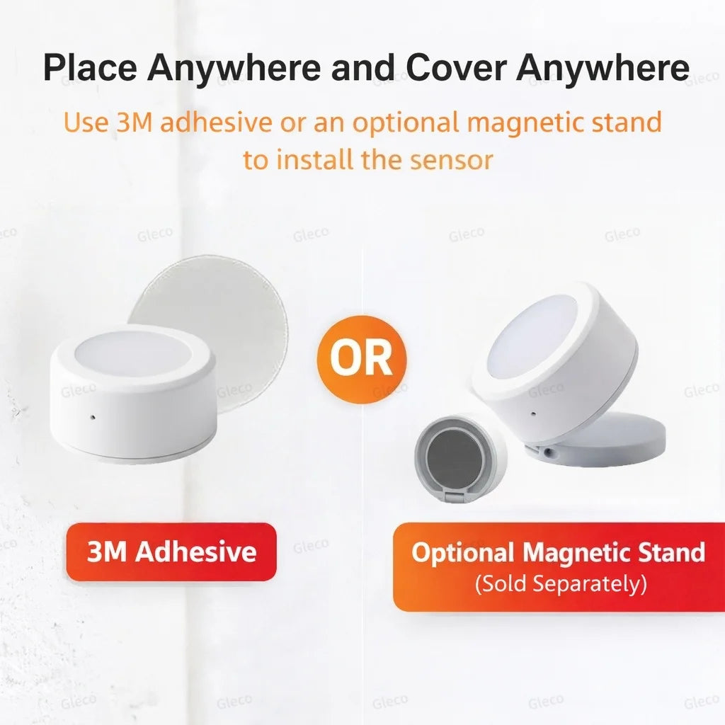Tuya ZigBee Smart Light Brightness Sensor Luminance Illumination Detector Battery Powered For Smart Life Home Assistant Z2M Hub
