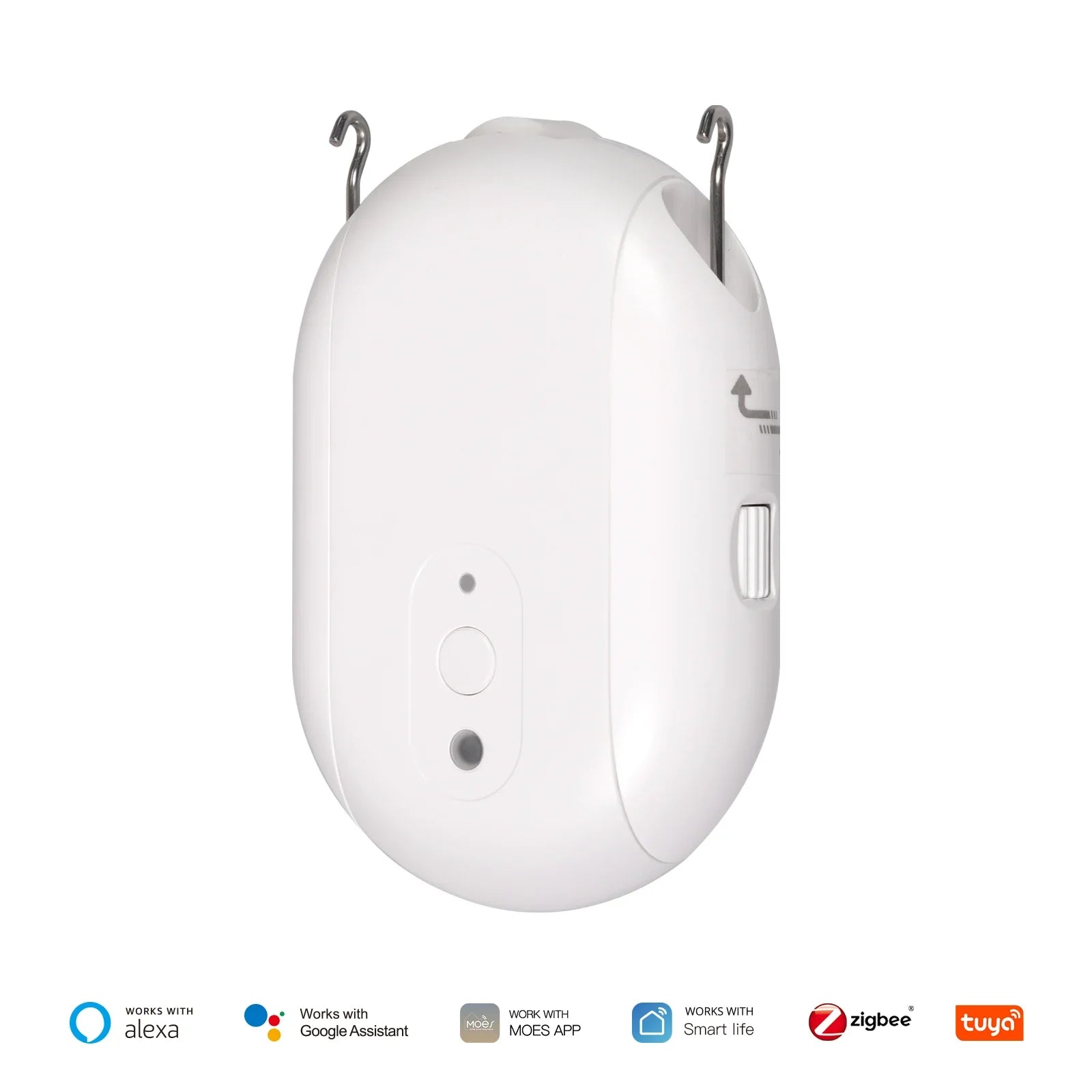 MOES Tuya ZigBee Smart Electric Curtain Robot Timing Auto Opener Closer Light Sensor App Remote Control Support Alexa GoogleHome