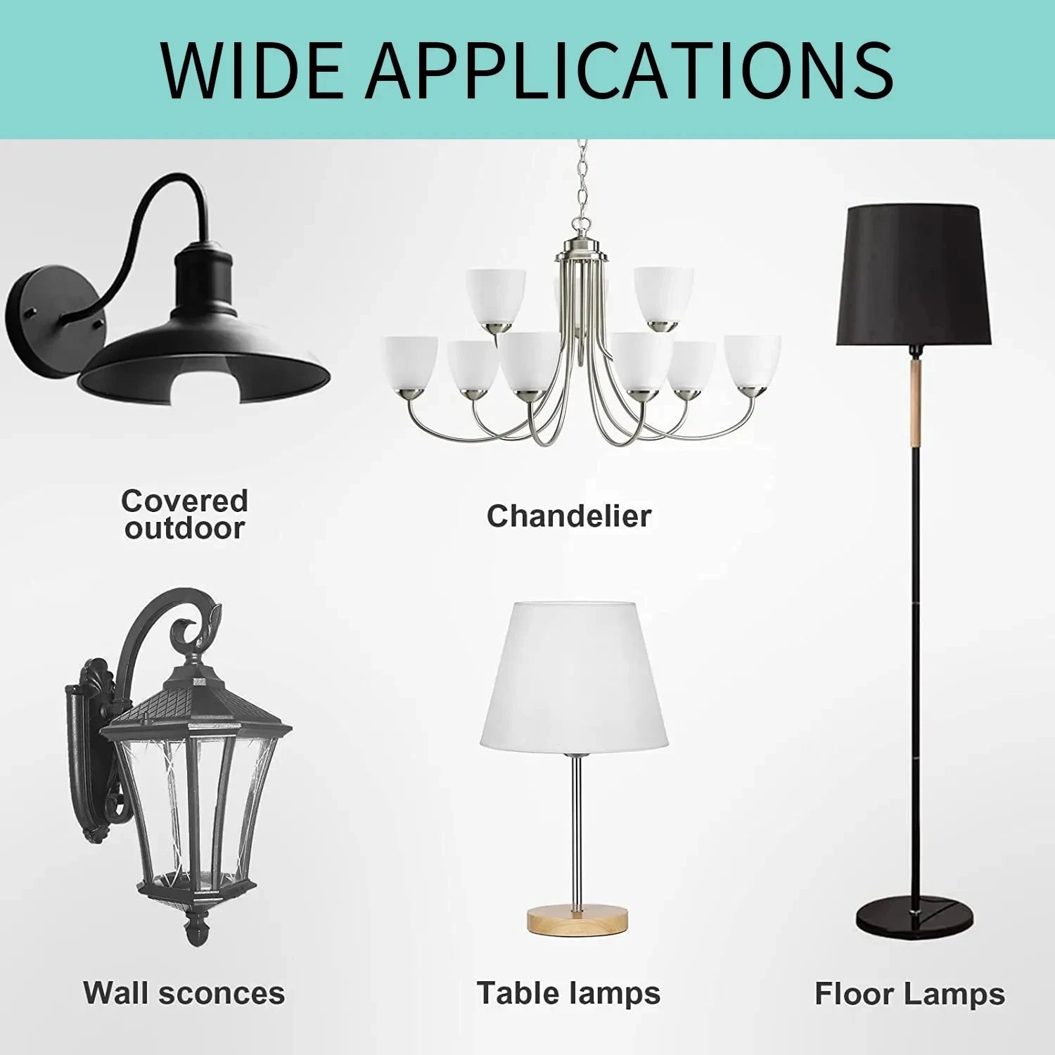 8PCS LED Bulb E27 B22 E14 AC220/110V 3W 6W 9W 12W 15W 18W Brightness and Low Energy Consumption Living Room Home LED Light Bulbs