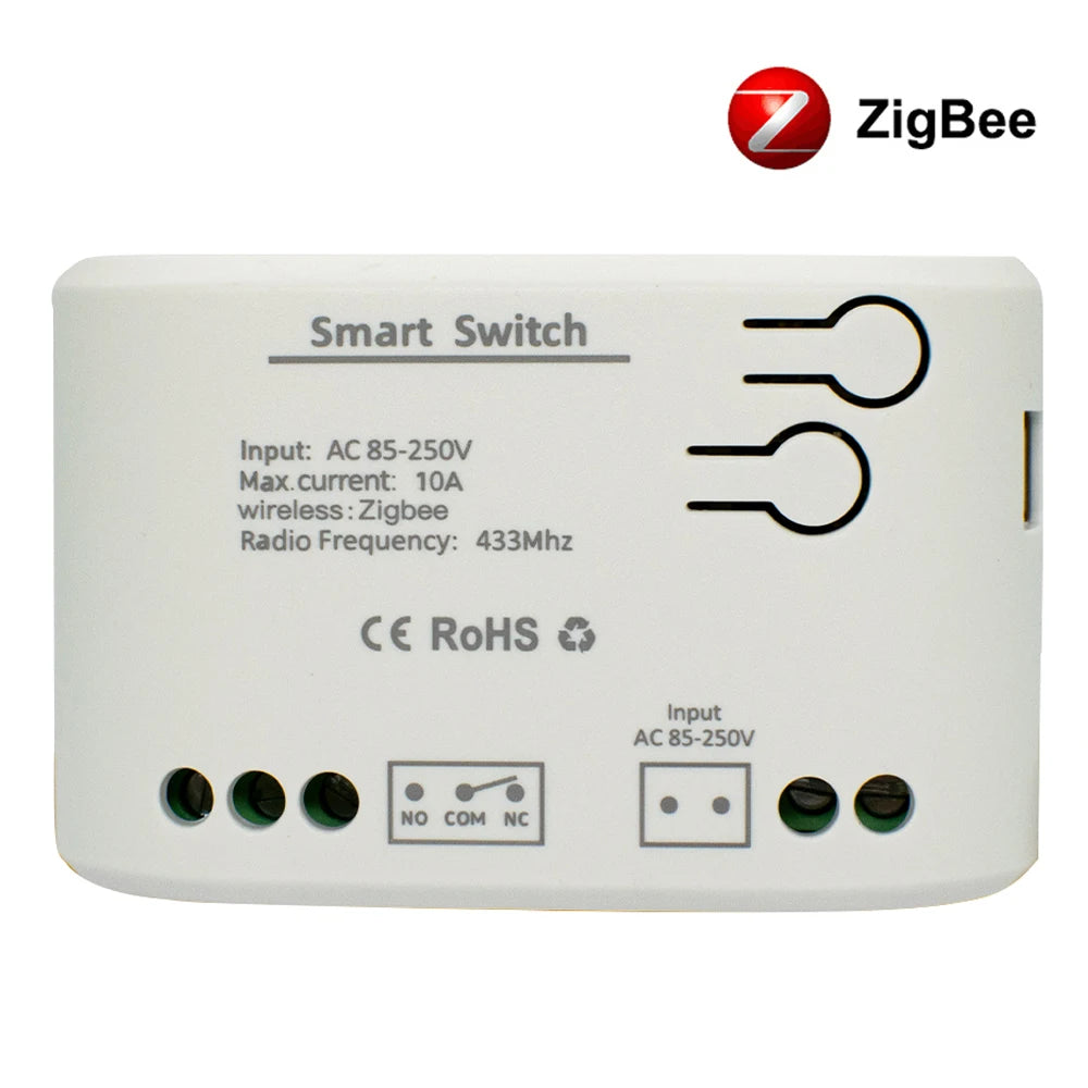 Zigbee Smart Switch Wifi Relay Module Home Automation 12V 24V 110V 220V APP Remote Control Compatible With Alexa Google Home