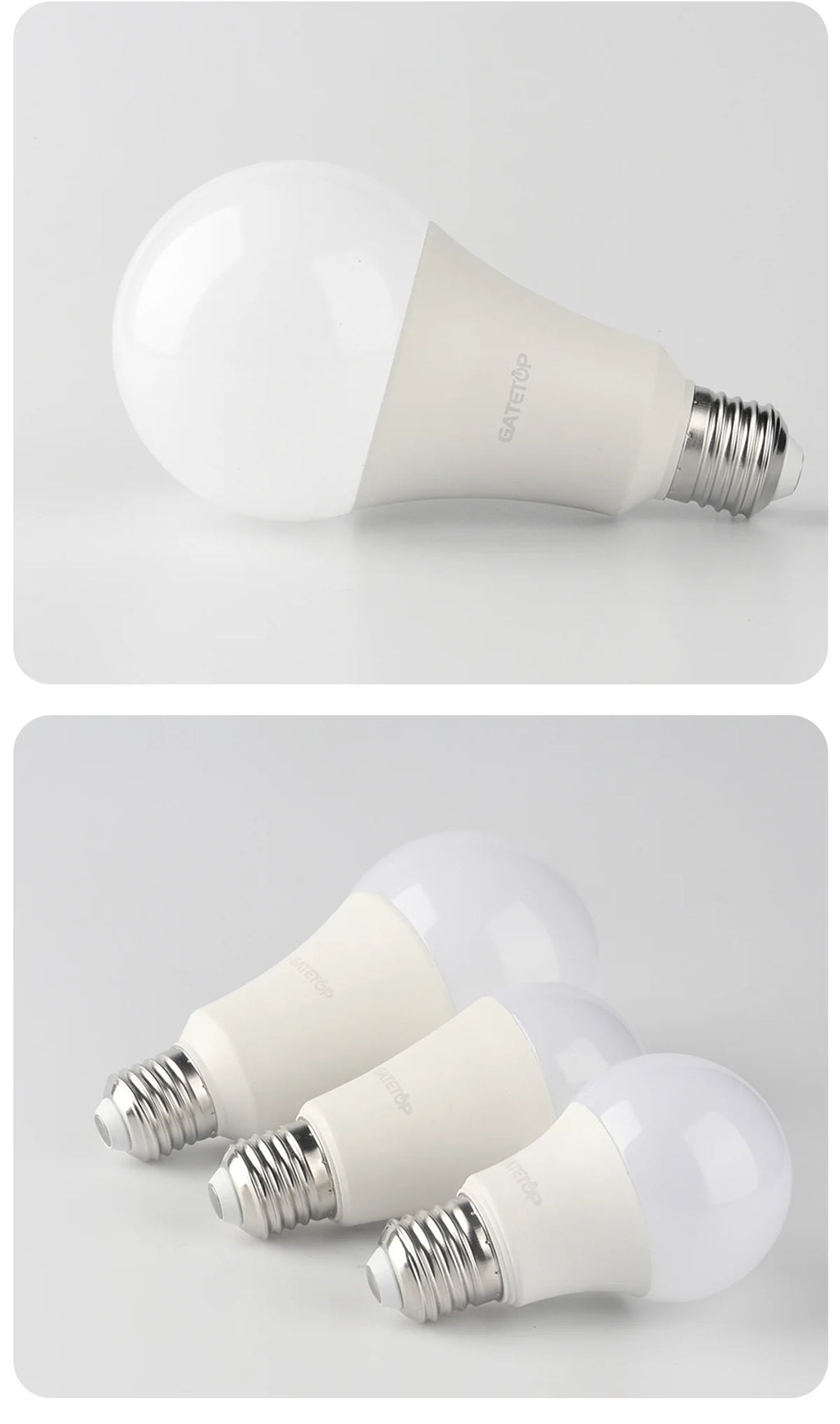 6pcs/lot LED bulb E27 AC 110V 220V 3W 8W 9W 12W 15W 18W 20W 24W LED lamp Saving Cold Warm White Bulbs for Home Light