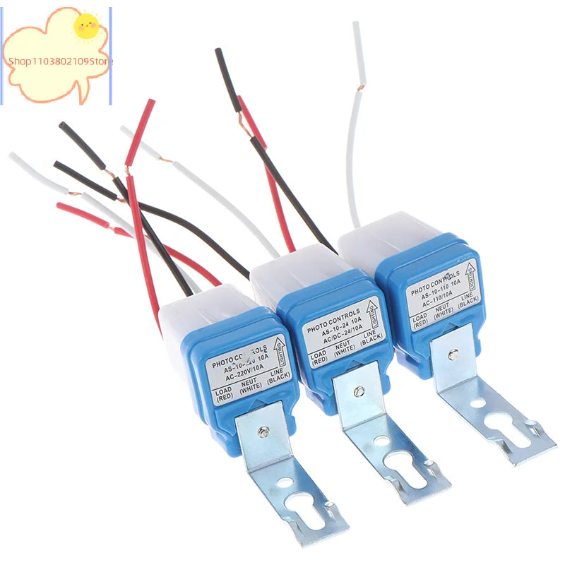 【HT】【HT】AC 24v 110v 220v Auto Street Light Switch Night On Day Off Sensor Switches