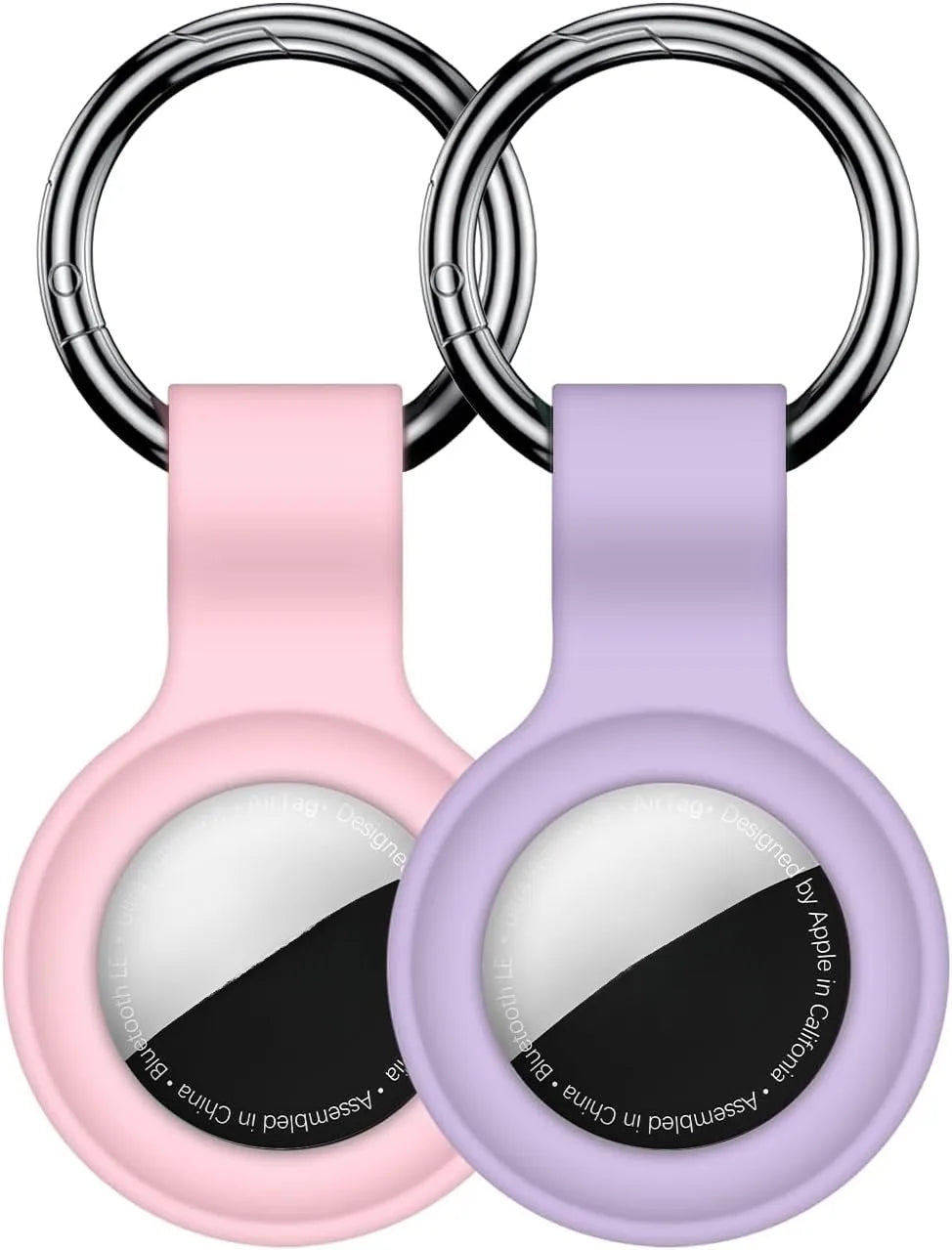 8/4/2Pack Silicone itag Case for Airtags with Keychain, Protective Cover for Airtag Key , Pet Dog Cat Collar , Accessories