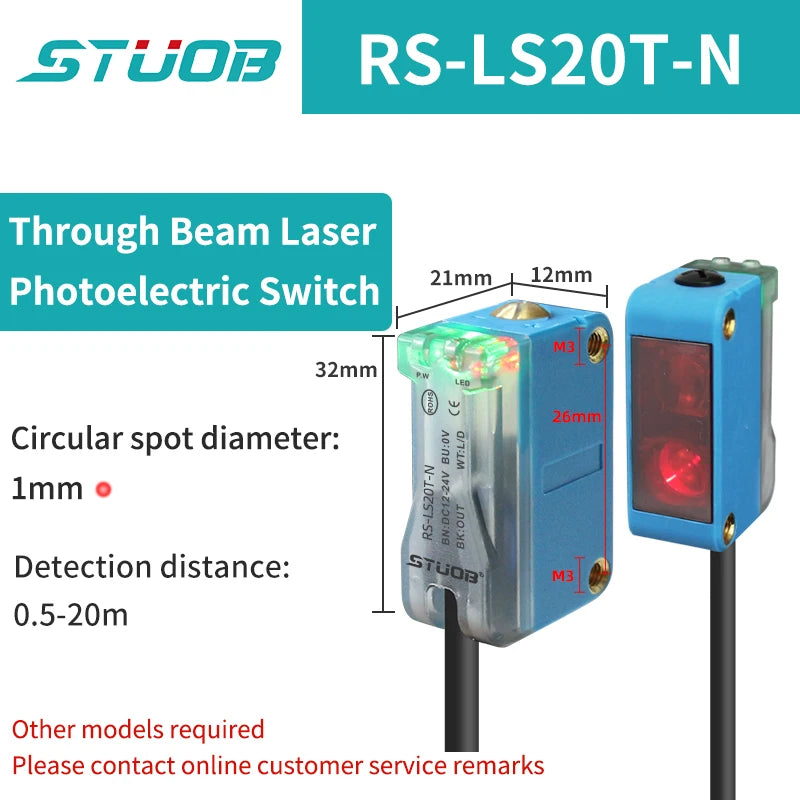 Background Suppression Infrared Photoelectric Sensor，Diffuse reflection, reflected light, lens reflection，30cm-2M，NO and NC，NPN