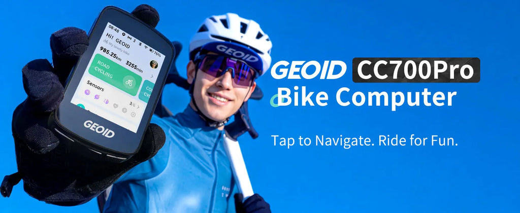 GEOID GPS Bike Computer Smart Navigation Color Screen Odometer Wireless ANT+ WIFI Cycling Speedometer