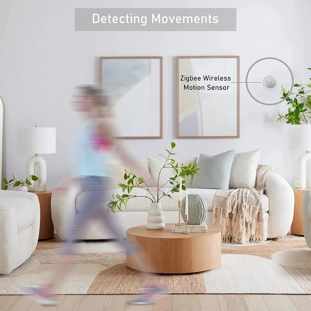 Ewelink Zigbee 3.0 Mini PIR Motion Sensor Human Motion Infrared Detector Security Alarm Works With Alexa Google Home Zigbee2MQTT