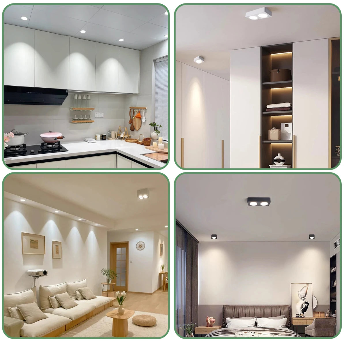 1-10 Pack GX53 LED Bulb 5W 15W Reflector, 60W Equivalent, Disc Frosted Puck, RA80 Warm White 2700K, Retrofit The GX53 Fittings
