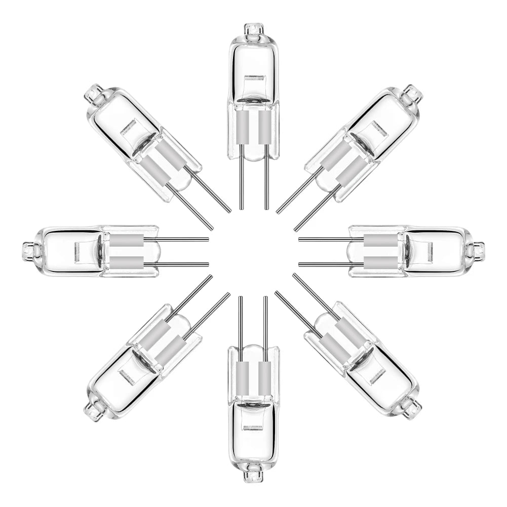 10pcs Halogen Bulb G4 12V 5W 10W 20W 35W 50W Globe Lot JC Bi-Pin LED Warm White Replace LED Capsule Lamp Halogen Bulbs Light