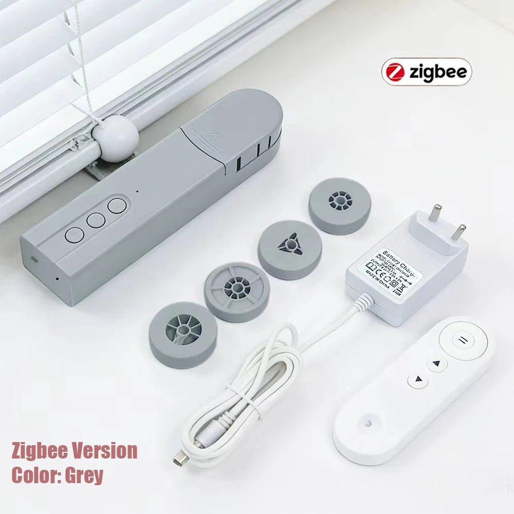 WIFI Smart Blind Motor Zigbee Automatic Electric Roller Shutter Shadows Control Curtain Driver works with APP