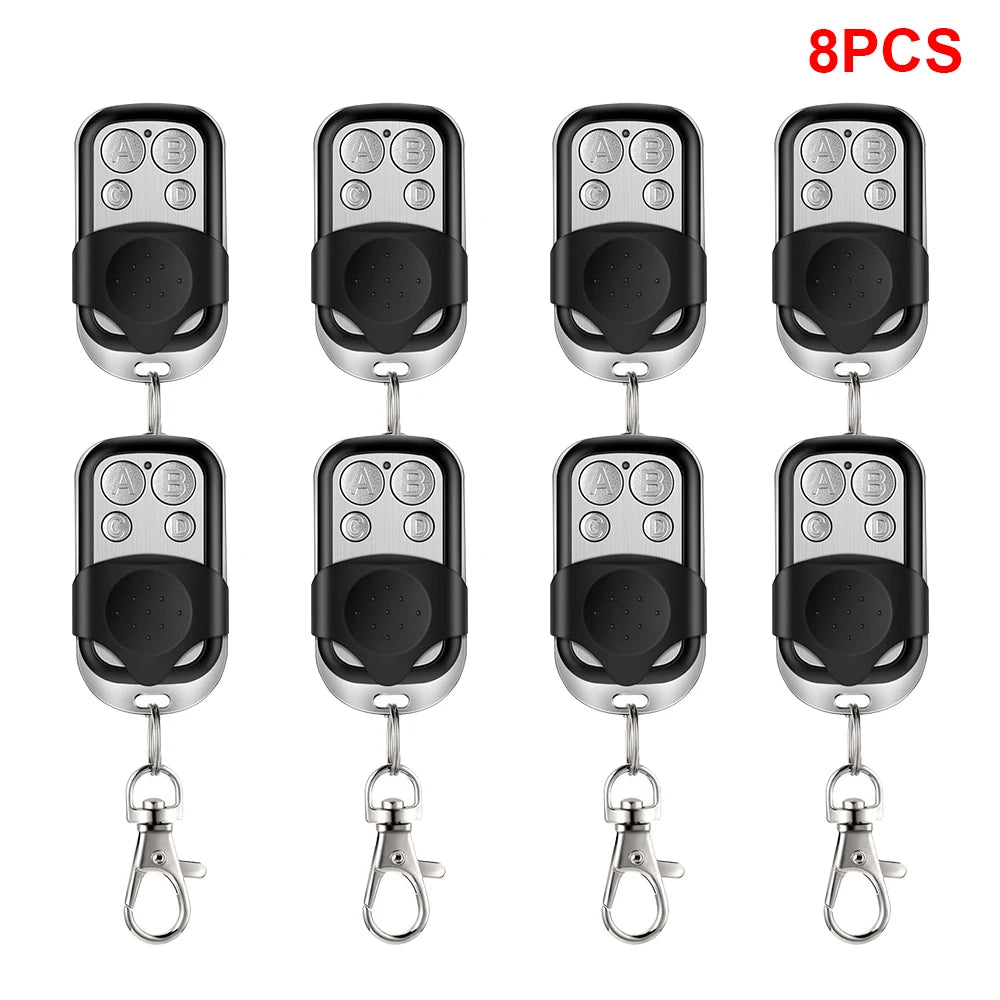 Universal 4 Buttons Garage Door Opener Remote Control 433MHZ Clone Fixed Learning Rolling Code Duplicator Garage