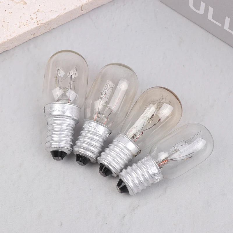 5PCS E14 Salt Lamp Globe Bulb 10/15/20/25W 220V-230V Incandescent Bulb Household Refrigerator Oven Light Bulb Replace Bulb