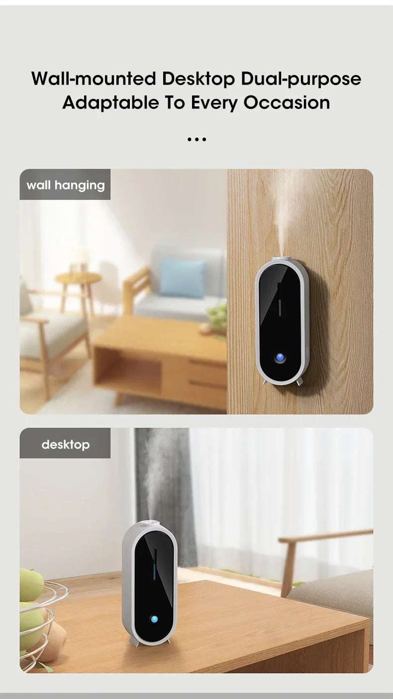 Ultrasonic Essential Oil Diffuser, Portable Aromatherapy Machine with 50ml Water Tank, Humidifier for Home Bedroom Office