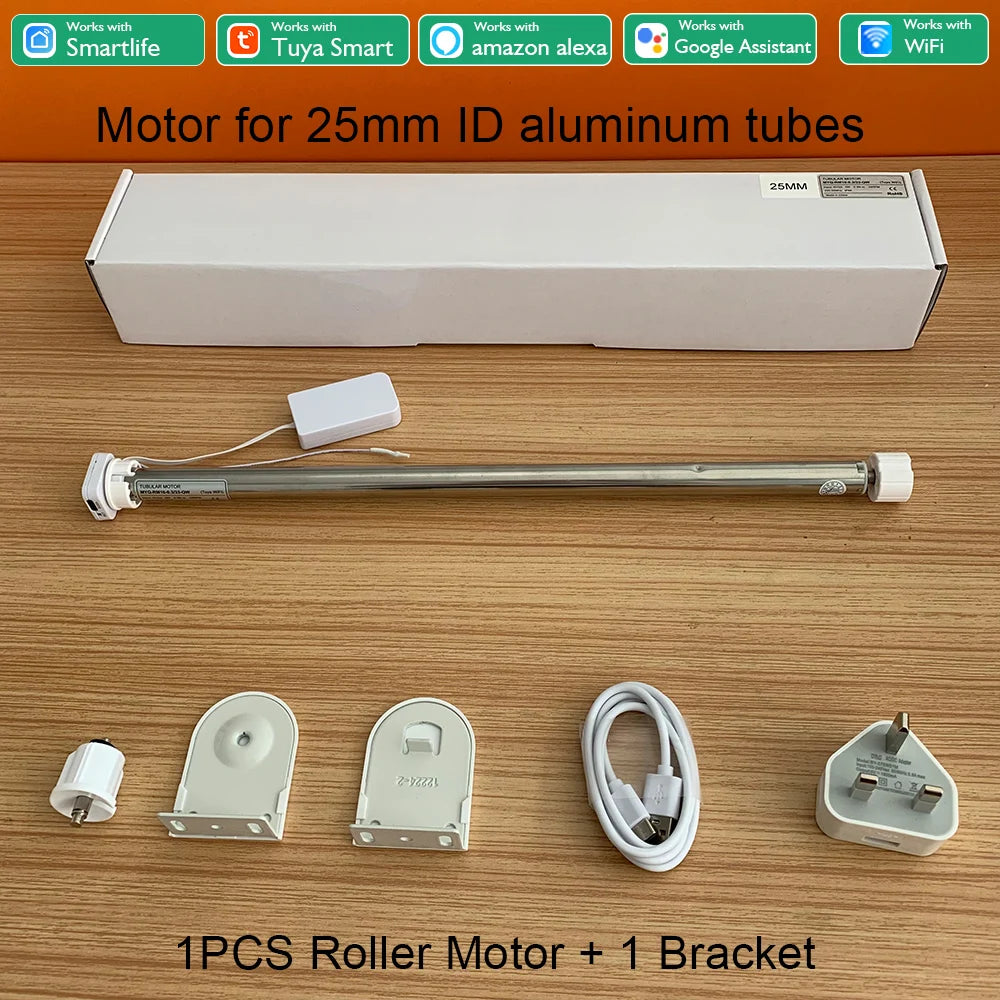 DC5V Wired Tuya Wifi Shutter Motor Blind Electric Smart Curtains For Roller Curtain Suitable For 20 25 28mm Blind Tube Alexa