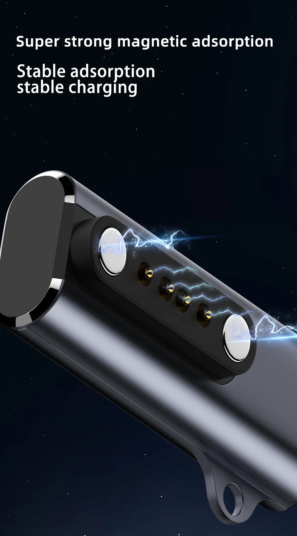 Suitable for Shokz devices bone transfer headset/smart watch charging adapter USB-C to 7.62MM 2-pin/4-pin magnetic charging port