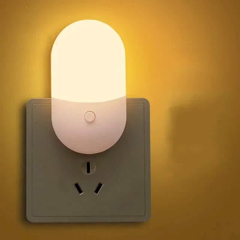 Led smart Night Light Motion Sound Sensor Night Light  brightness adjustment night light Bedroom Lamp Staircase Decorative Lamps