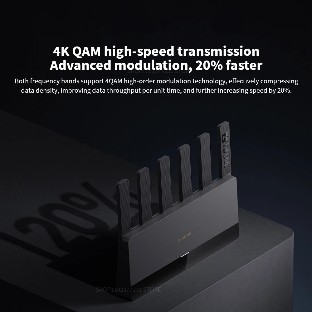 New Xiaomi Router BE6500 WiFi 7 6500M Full 2.5G Network Port 4-core Qualcomm Processor loT Smart Linkage Network Security Home -