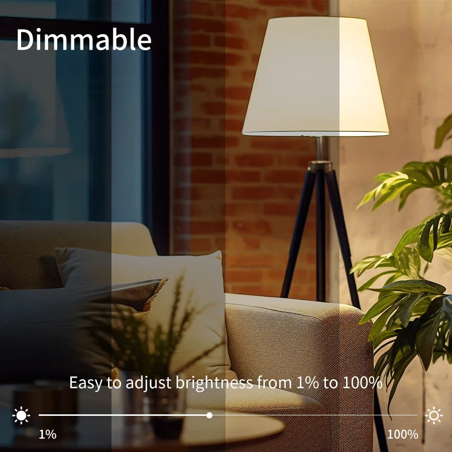 E27 WiFi Smart LED Light Bulbs 12W 15W 20W LED Lamp Dimmable Cozylife APP Control Home Lighting Support Alexa Google Assistant